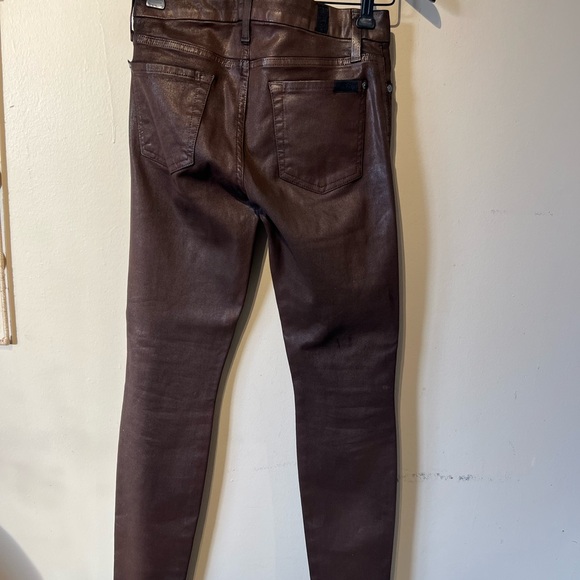For all mankind size 26 brown skinny pants….. - Picture 4 of 7